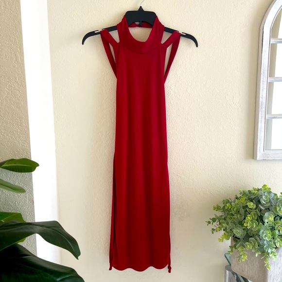 Red Dress Fashion Nova size S. - Picture 1 of 5